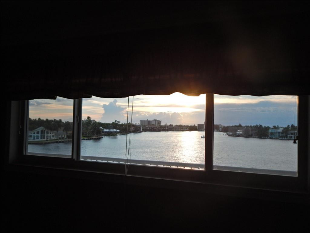 1201 South Riverside Drive, Unit PHB Pompano Beach, FL 33062 - Photo 19 of 33 a view of ocean from a window