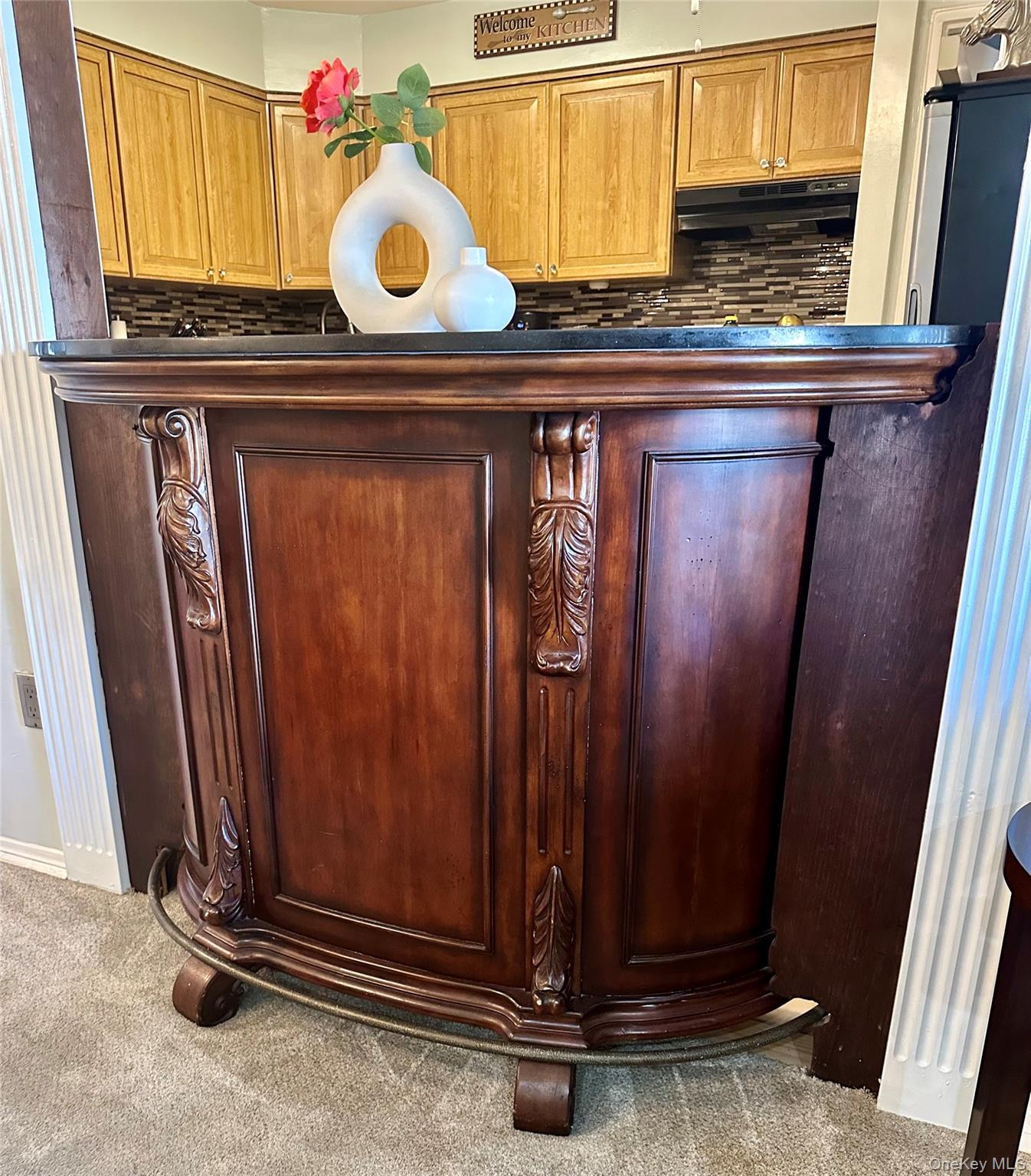 124 Santa Barbara Drive Plainview, NY 11803 - Photo 10 of 24 a bathroom with a granite countertop sink and a mirror
