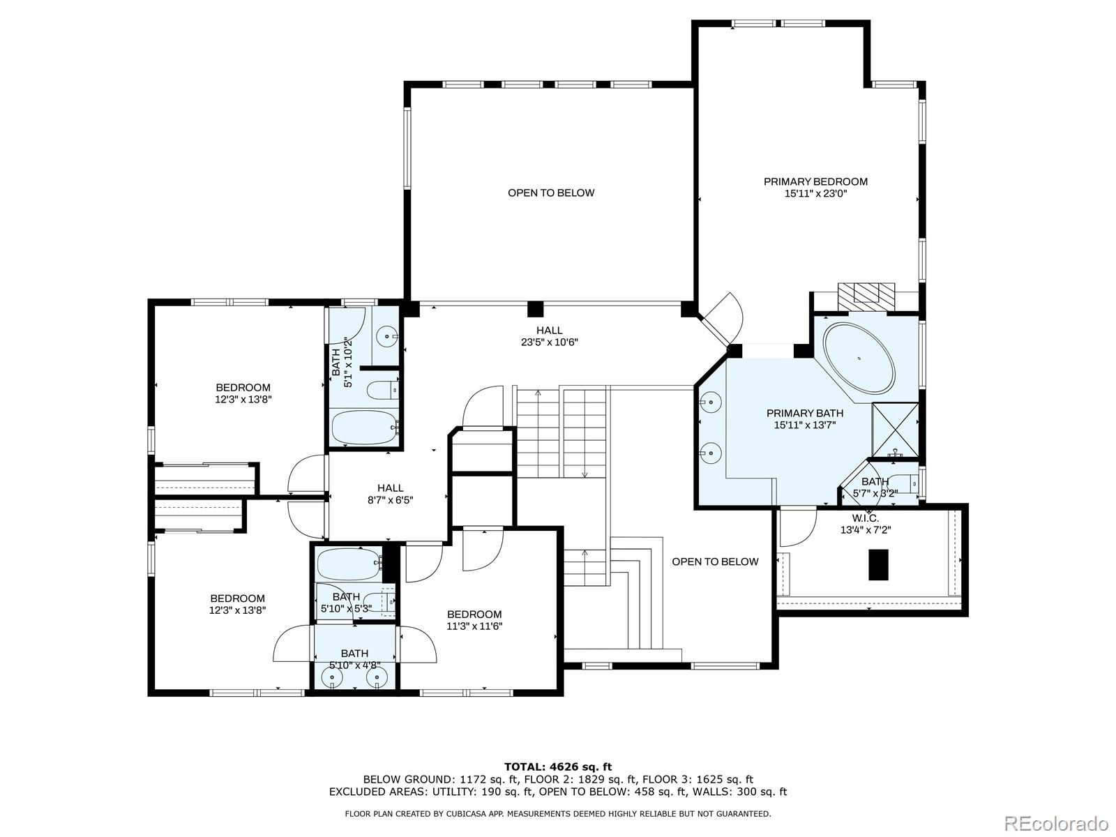 10123 Mockingbird Lane Highlands Ranch, CO 80129 - Photo 40 of 43 a picture of floor plan
