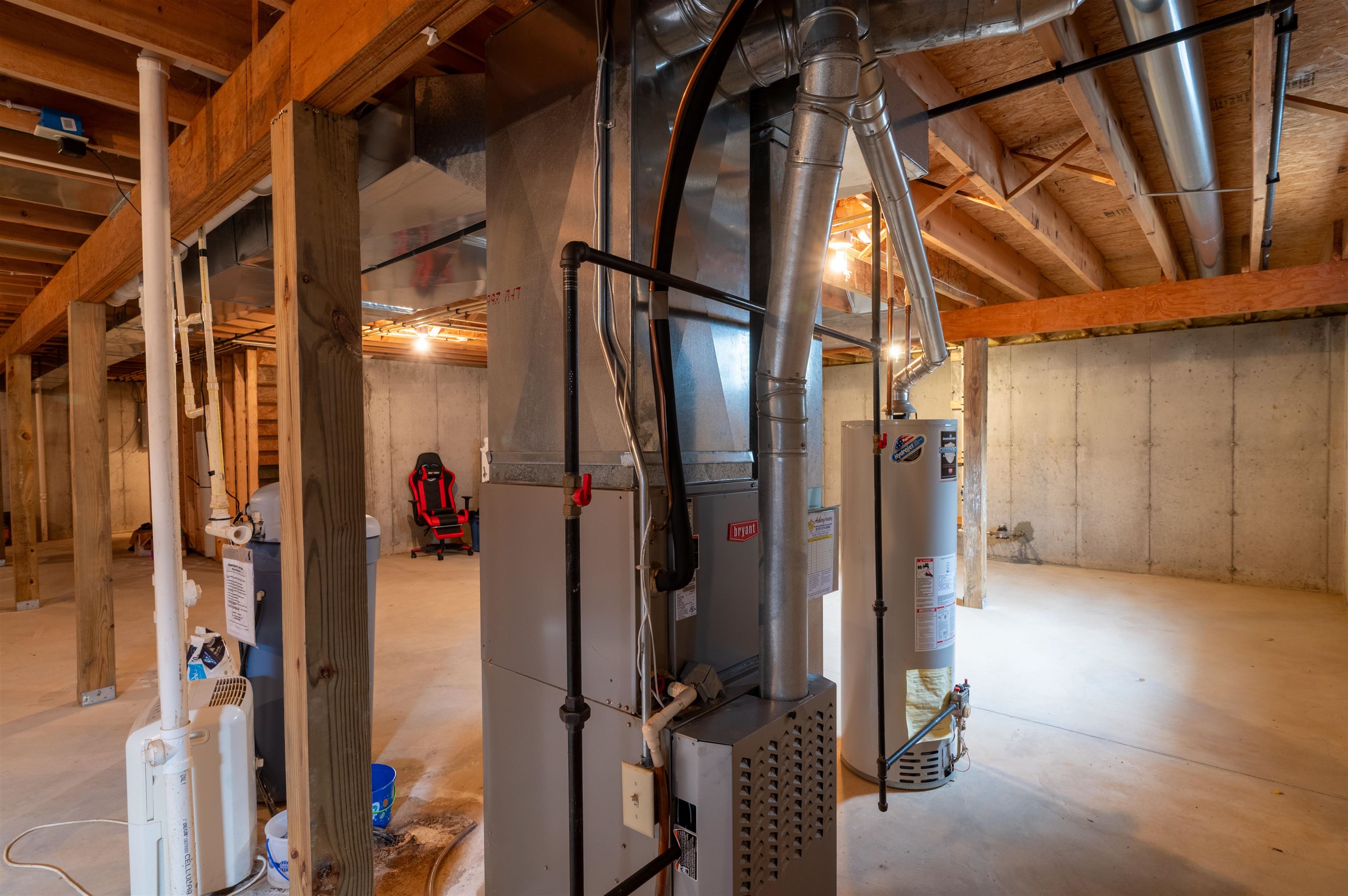 726 Golden Prairie Drive Davis Junction, IL 61020 - Photo 24 of 29 a view of a hallway with wooden shelves