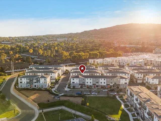 a view of a city with an ocean