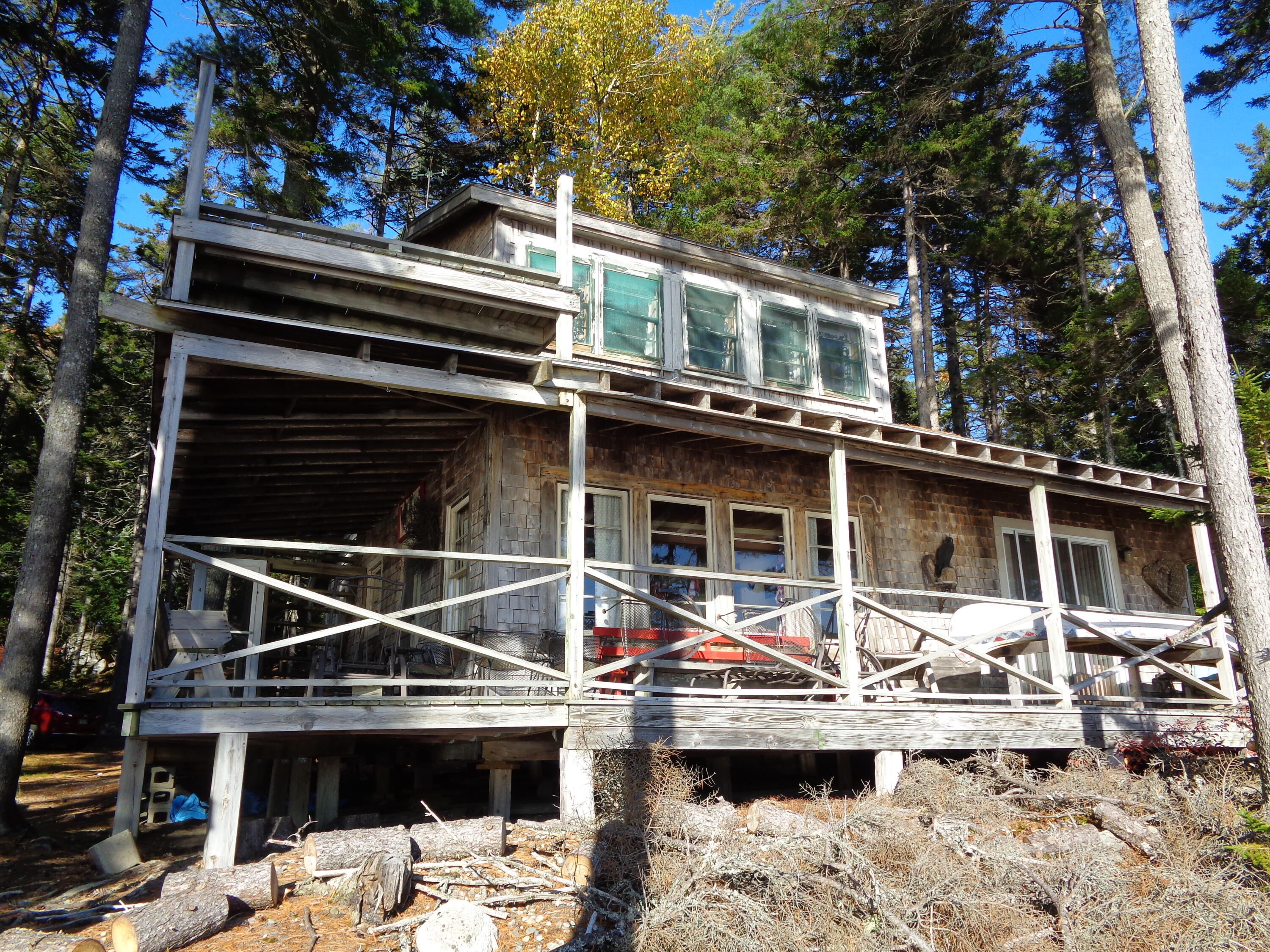 T10 Sd Me 04622 Road Cherryfield, ME 04622 - Photo 1 of 45 View of front deck