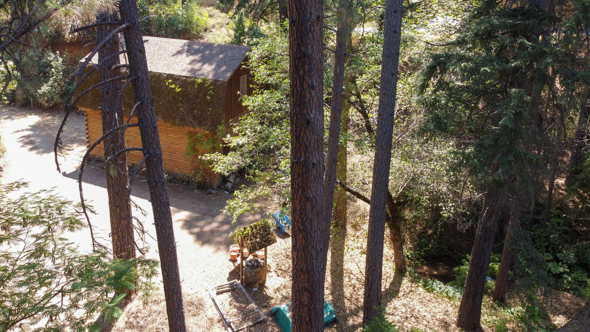 31 Lake Road Junction City, CA 96048 - Photo 6 of 48 aerial of garage