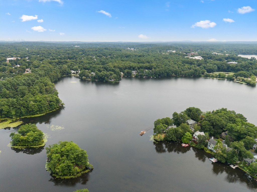75 Russell Road Wellesley, MA 02482 - Photo 22 of 30 an aerial view of valley and lake