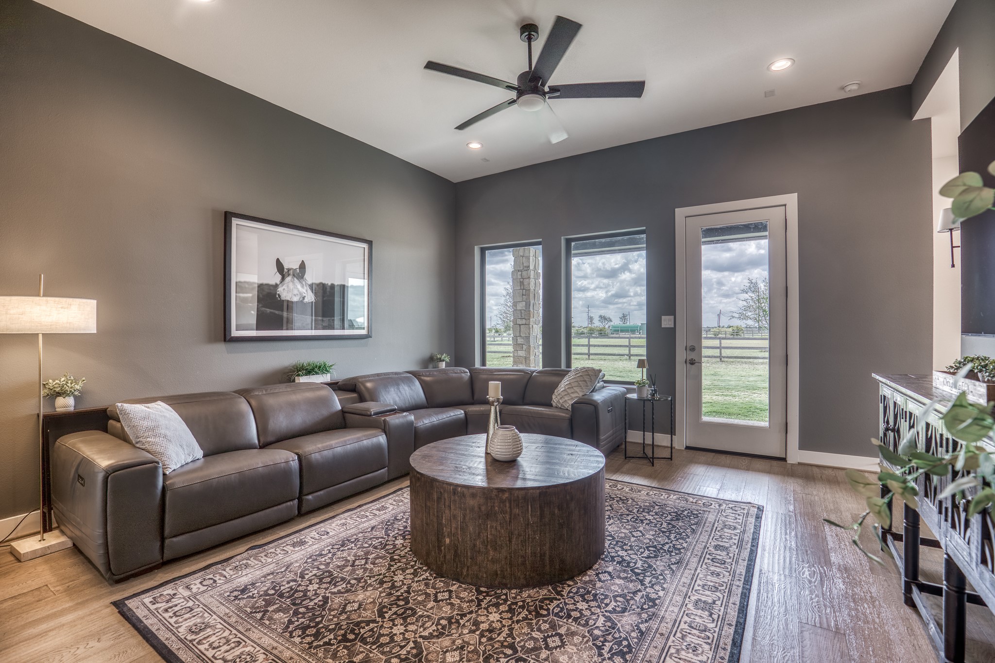 4009 Ranch Home Drive Waller, TX 77484 - Photo 21 of 49 a living room with furniture and a large window