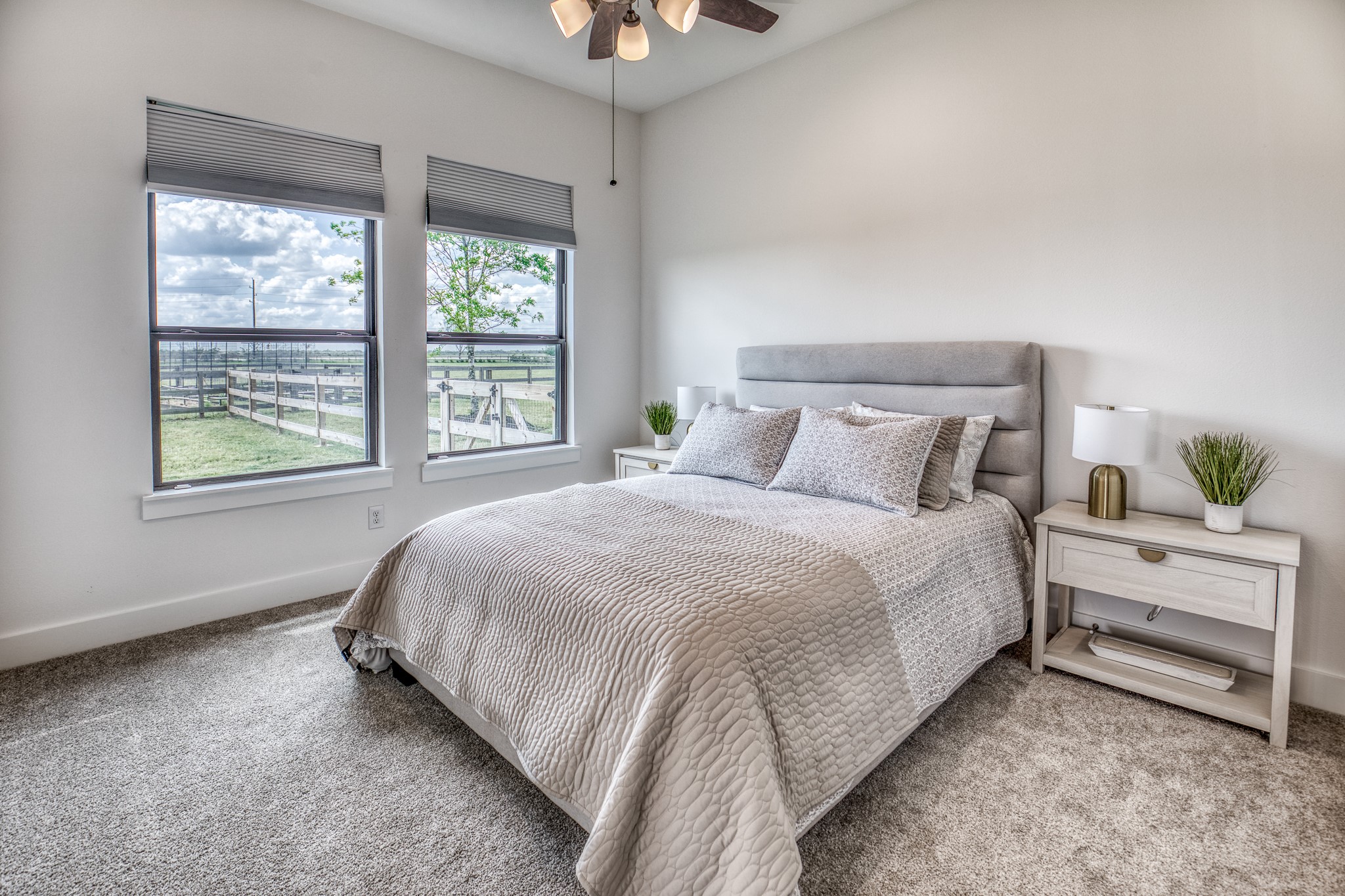 4009 Ranch Home Drive Waller, TX 77484 - Photo 32 of 49 a spacious bedroom with a bed and a window
