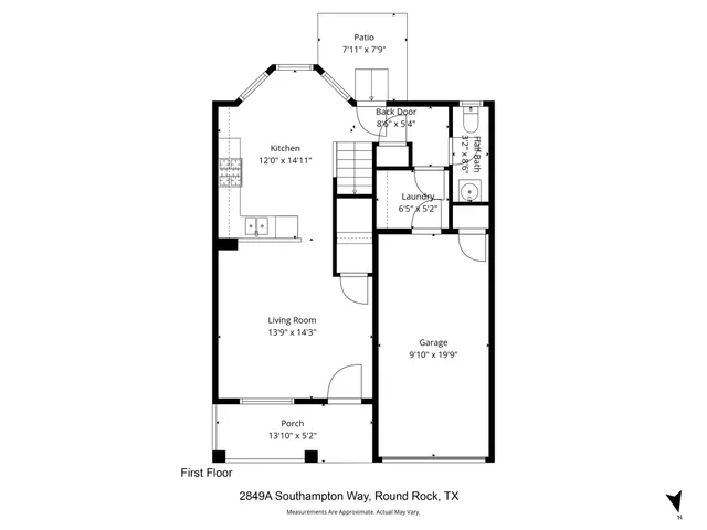 $1,645 | 2849 Southampton Way, Unit A, Round Rock, TX 78664