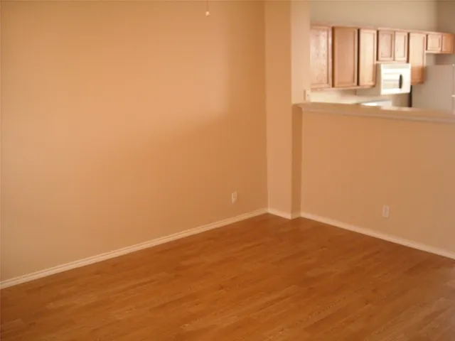 an empty room with window