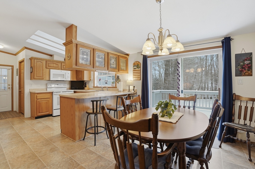 5 Cabot Road Winchendon, MA 01475 - Photo 14 of 31 a view of a dining room with furniture window and outside view