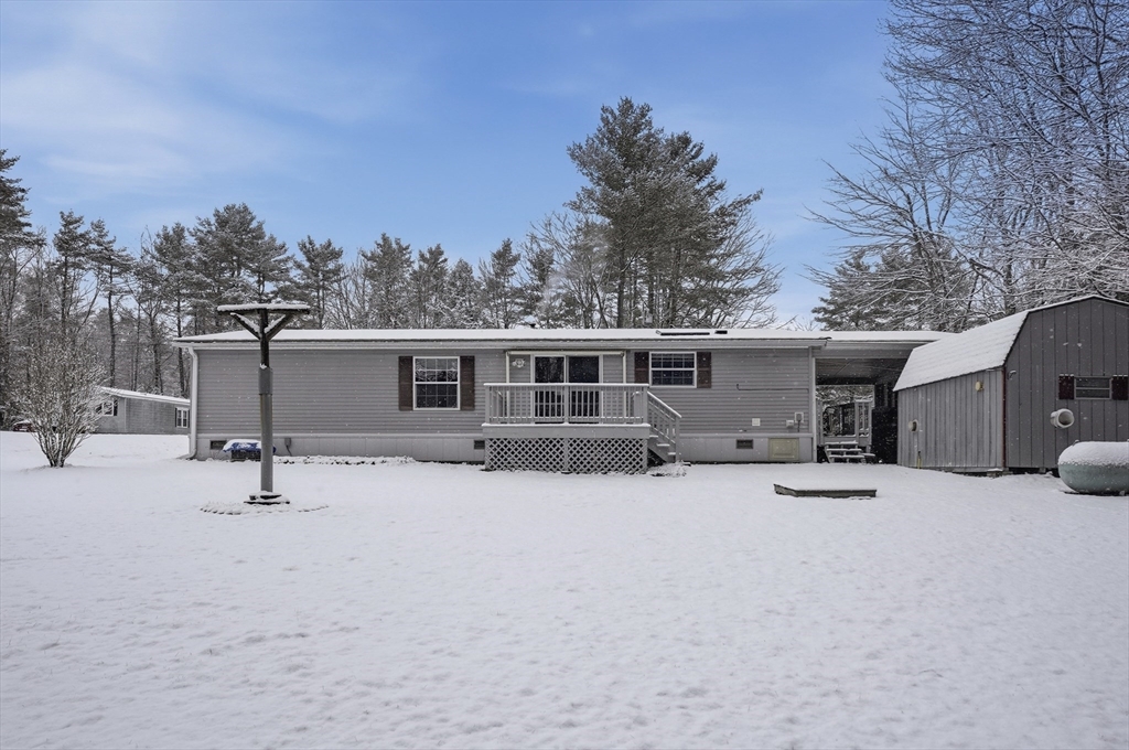 5 Cabot Road Winchendon, MA 01475 - Photo 26 of 31 a view of a house with a snow in the yard