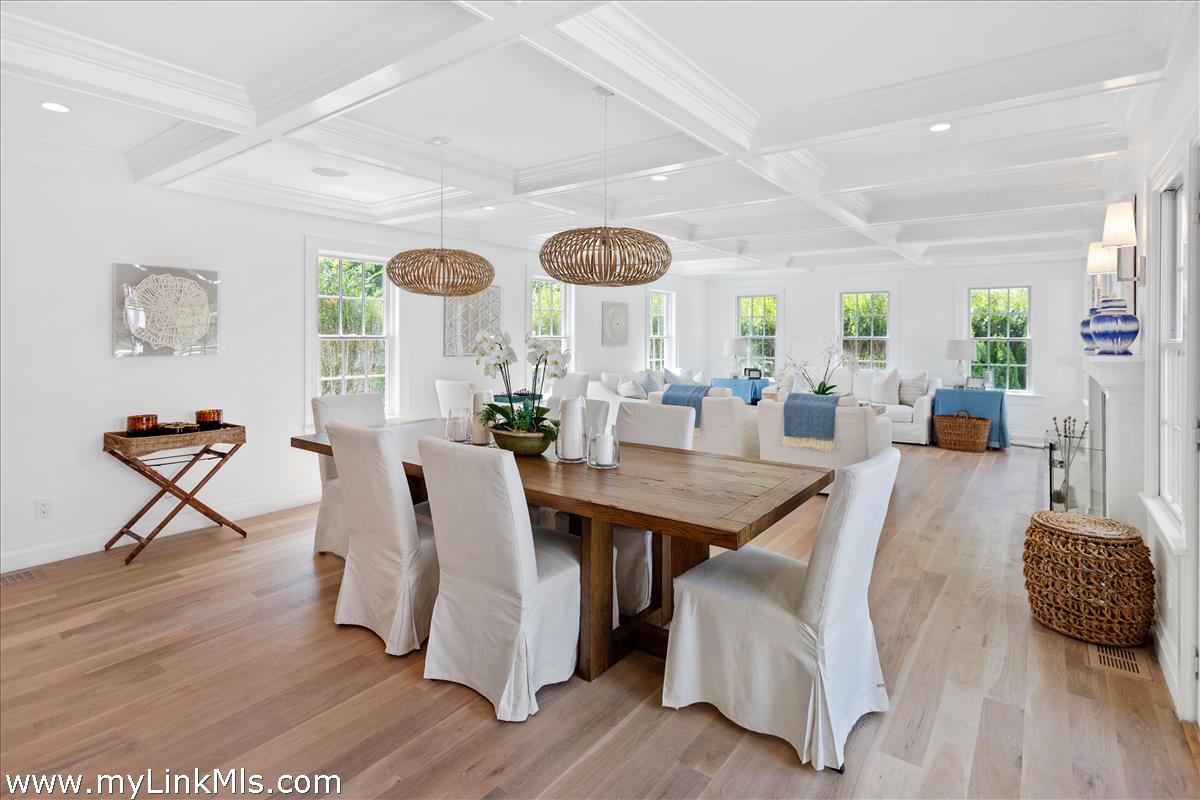 4 Cottle Lane Edgartown, MA 02539 - Photo 8 of 44 a view of a dining room with furniture and wooden floor