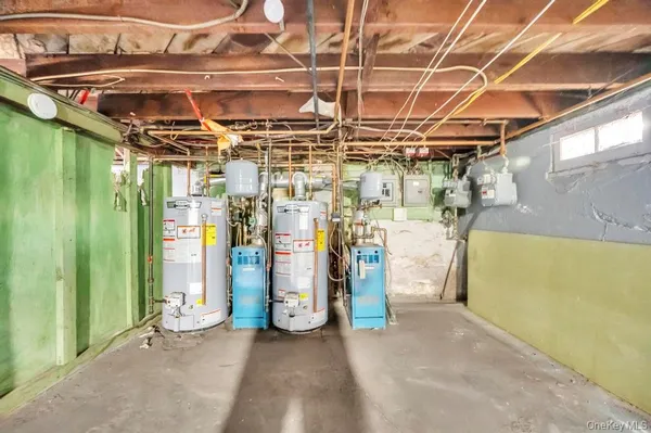 a view of water heater room