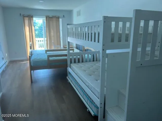 a view of room with a mirror