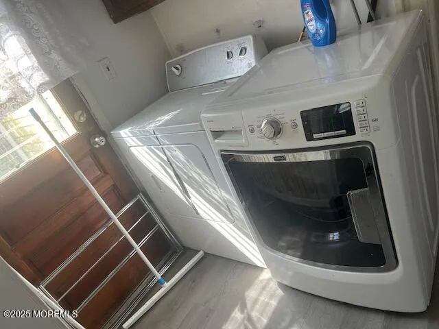 a bathroom with sink and mirror