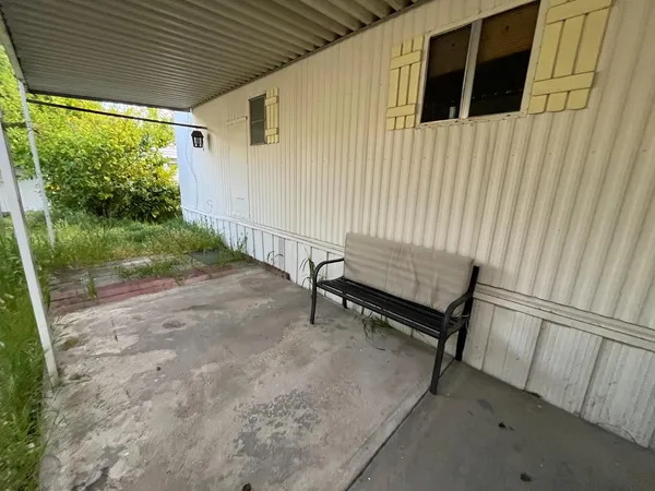 a view of outdoor space with porch