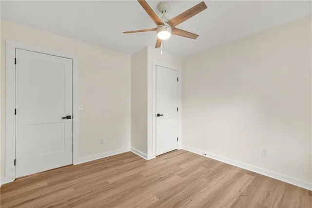 wooden floor in an empty room