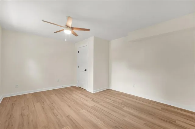 wooden floor in an empty room