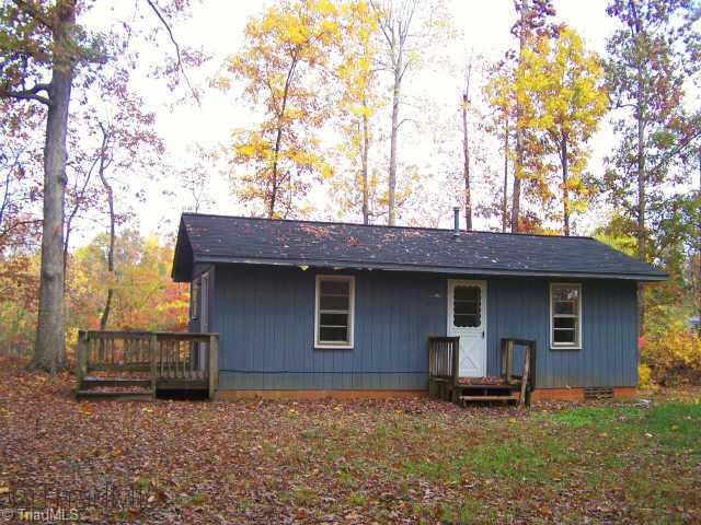 Exterior Front. One Bedroom bungalow, move-in condition sits on 1 acre lot