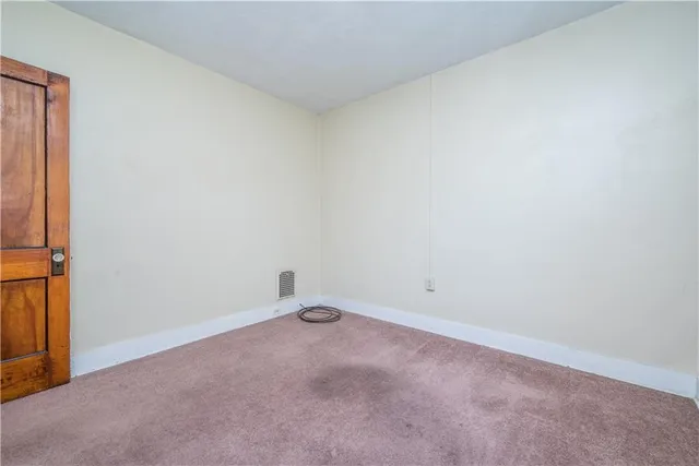 a view of an empty room
