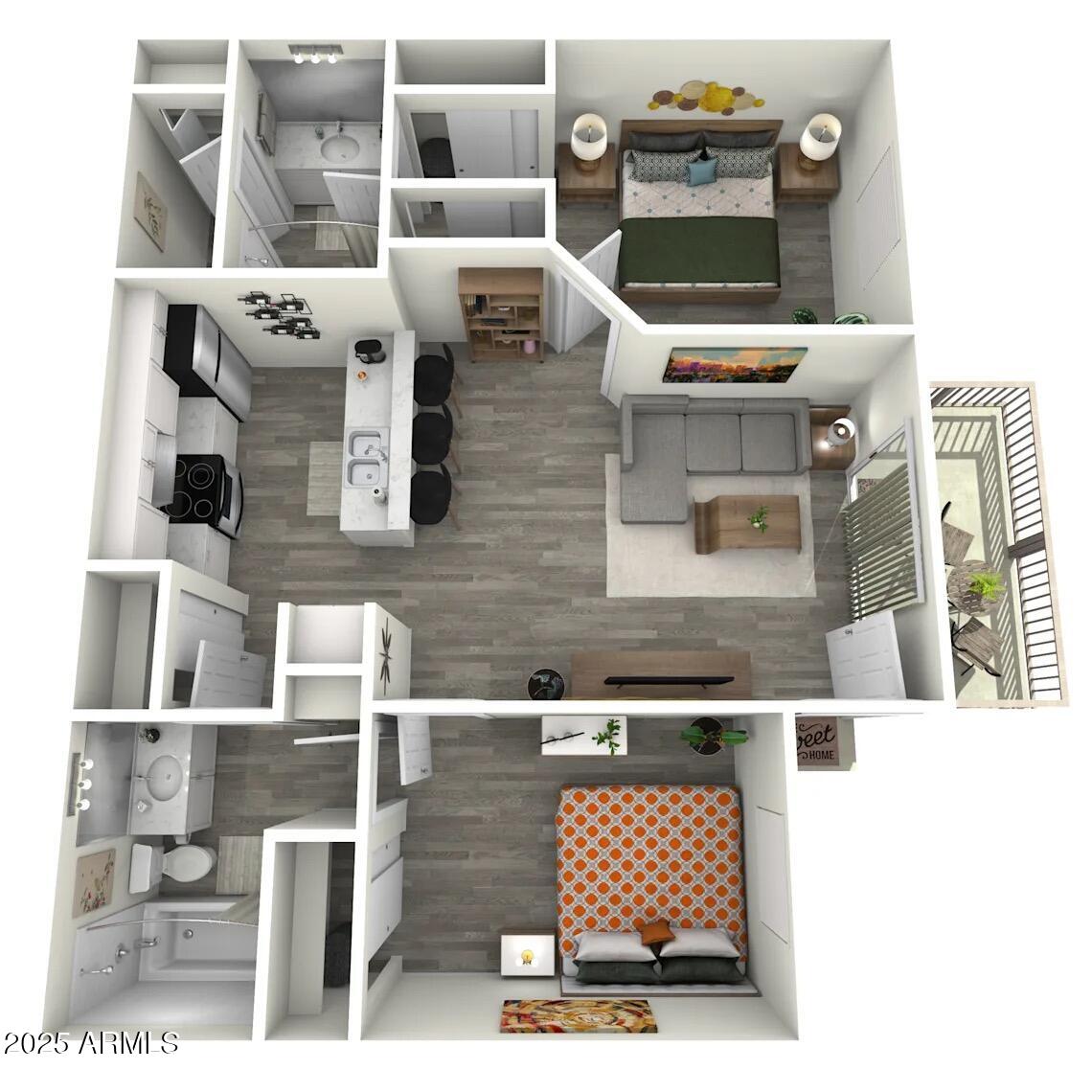 4620 West McDowell Road, Unit 22 Phoenix, AZ 85035 - Photo 25 of 25 Floor Plan