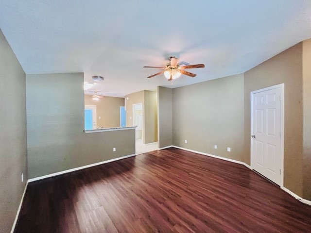 21606 Falvel Lake Drive Spring, TX 77388 - Photo 17 of 24 a view of an empty room with wooden floor