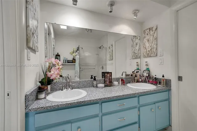 a building outdoor space with patio