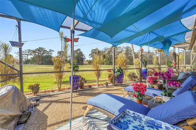 a view of outdoor seating