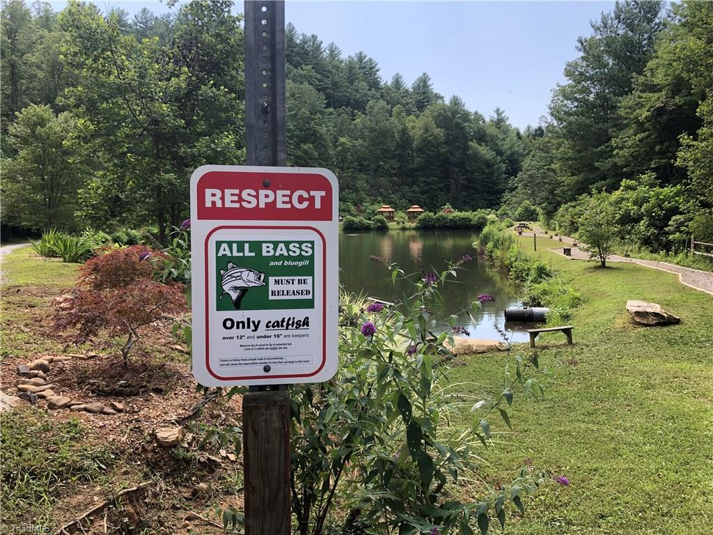 Lot 72-73 Buck Mountain Road Purlear, NC 28665 - Photo 28 of 44 Spend the day fishing in the stocked pond.