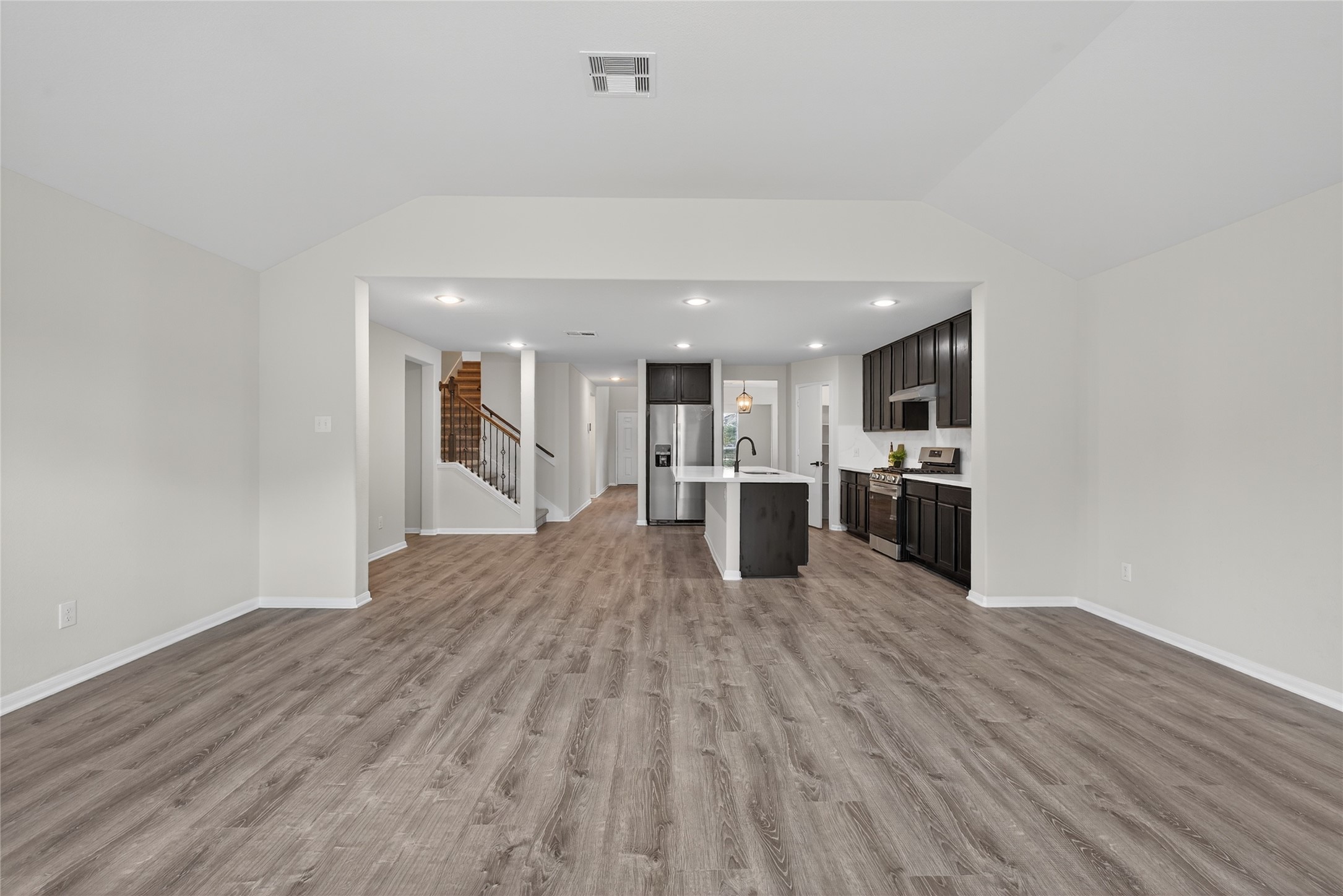 2306 Garden Square Path Spring, TX 77386 - Photo 18 of 50 Kitchen, Living and Breakfast area are all open