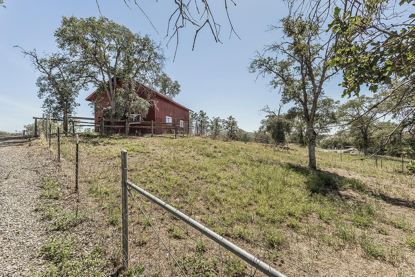 14815 Garlock Lane Prather, CA 93651 - Photo 49 of 80 a view of a yard with wooden fence and trees