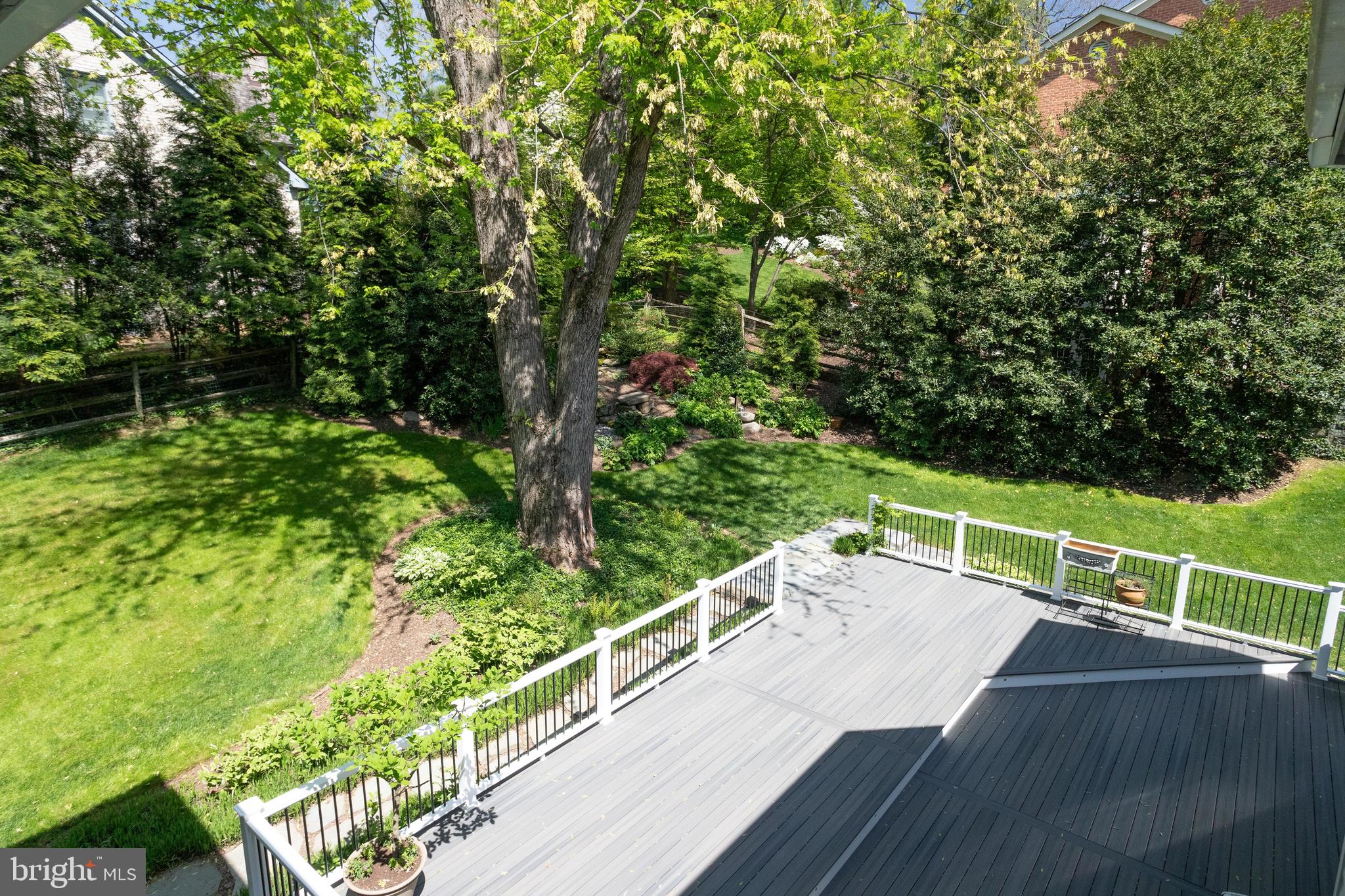 1017 Turkey Run Road McLean, VA 22101 - Photo 52 of 57 View of Back Yard from Upper Level