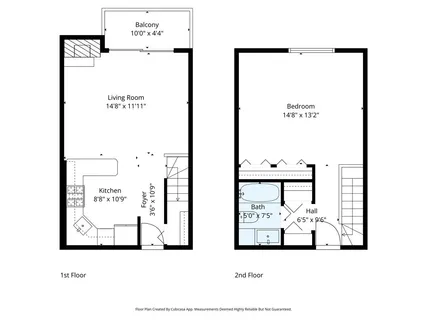 a picture of a bench in a white building