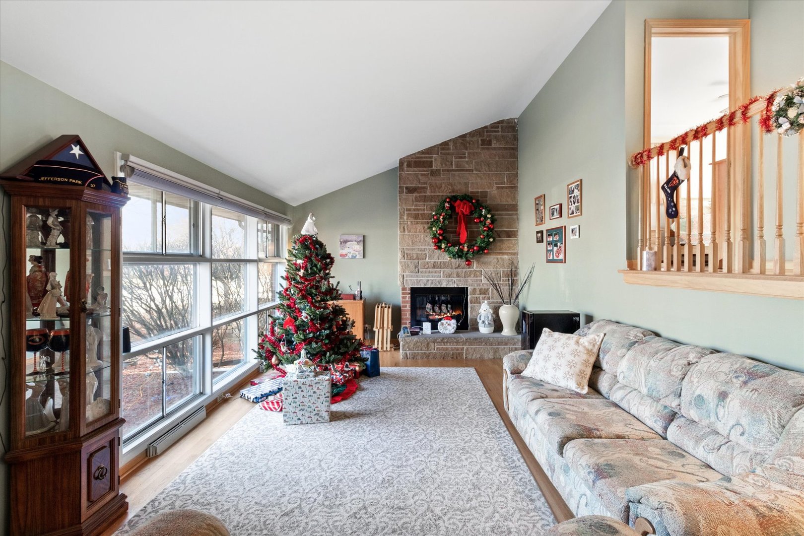 356 East Church Street Elmhurst, IL 60126 - Photo 2 of 16 a view of a livingroom with furniture and a fireplace