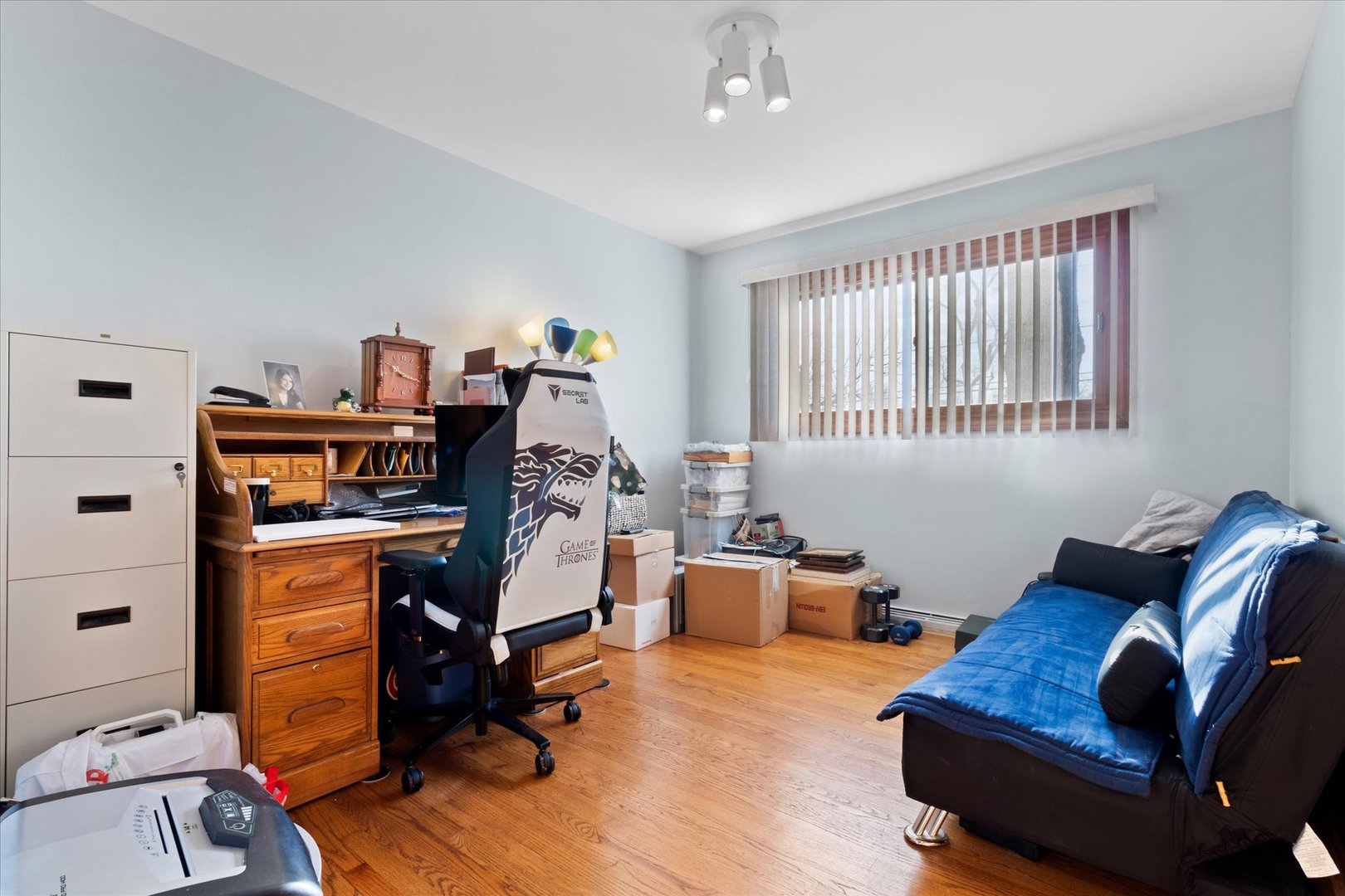356 East Church Street Elmhurst, IL 60126 - Photo 11 of 16 a livingroom with workspace and a couch