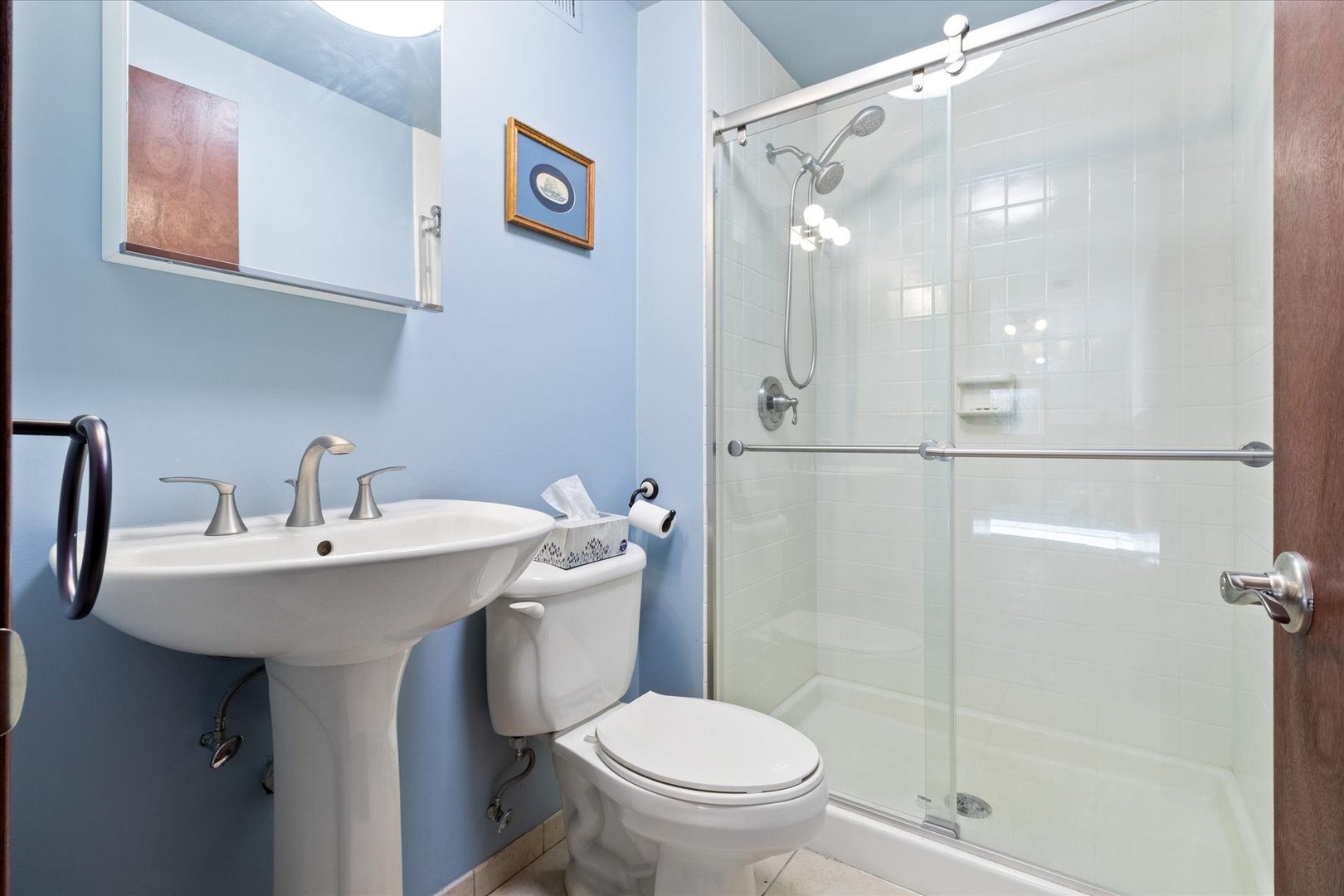 356 East Church Street Elmhurst, IL 60126 - Photo 13 of 16 a bathroom with a sink toilet and shower