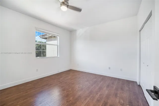 wooden floor in an empty room
