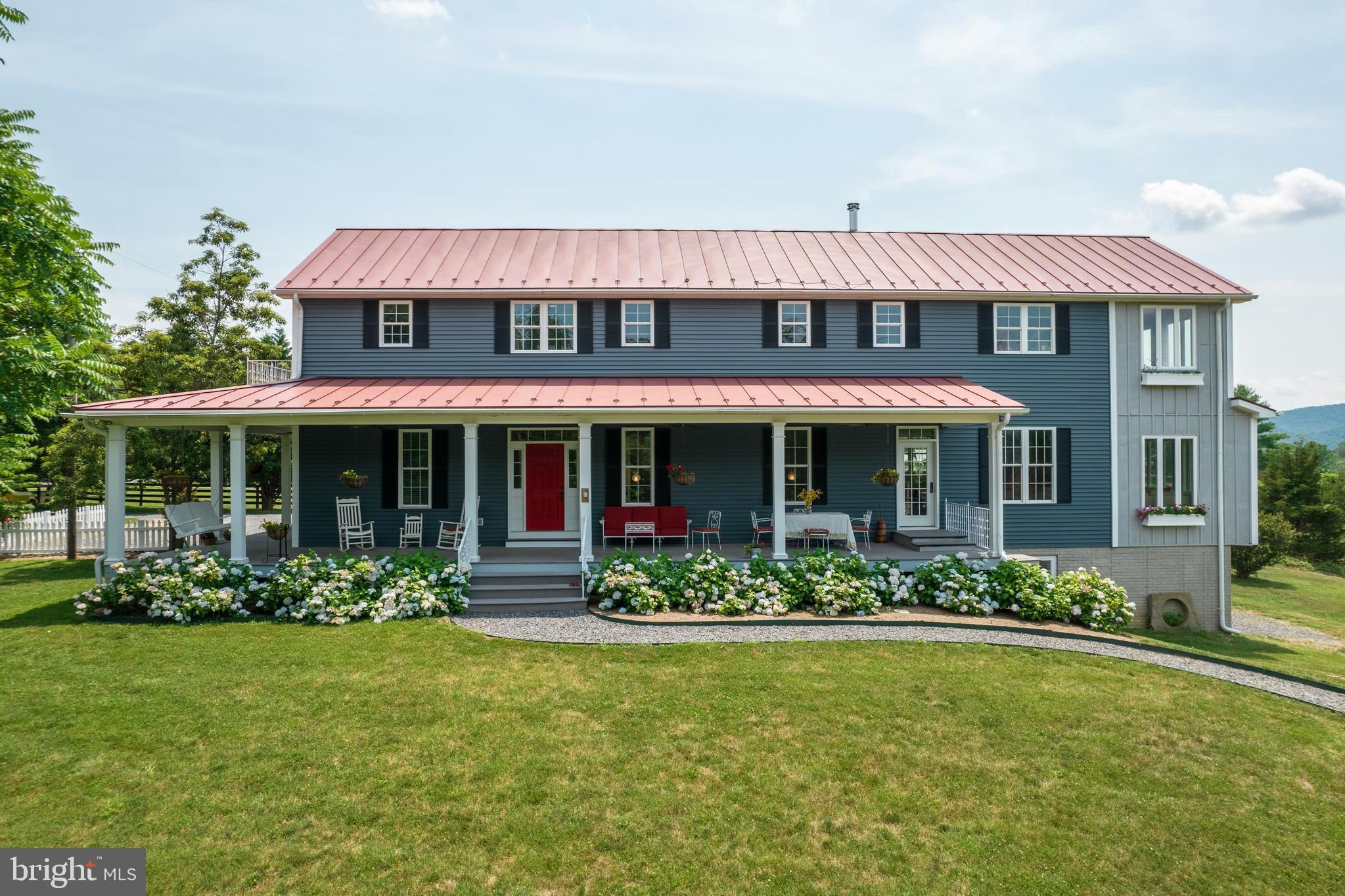 317 Aaron Mountain Road Castleton, VA 22716 - Photo 1 of 65 The Classic Virginia Farm House Reimagined