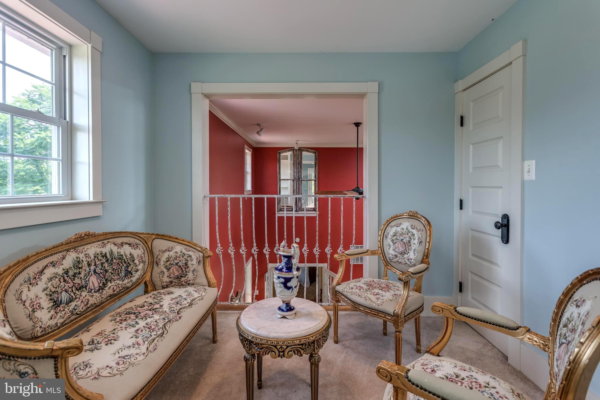 317 Aaron Mountain Road Castleton, VA 22716 - Photo 35 of 65 Sitting Room off Master with Great Room overlook