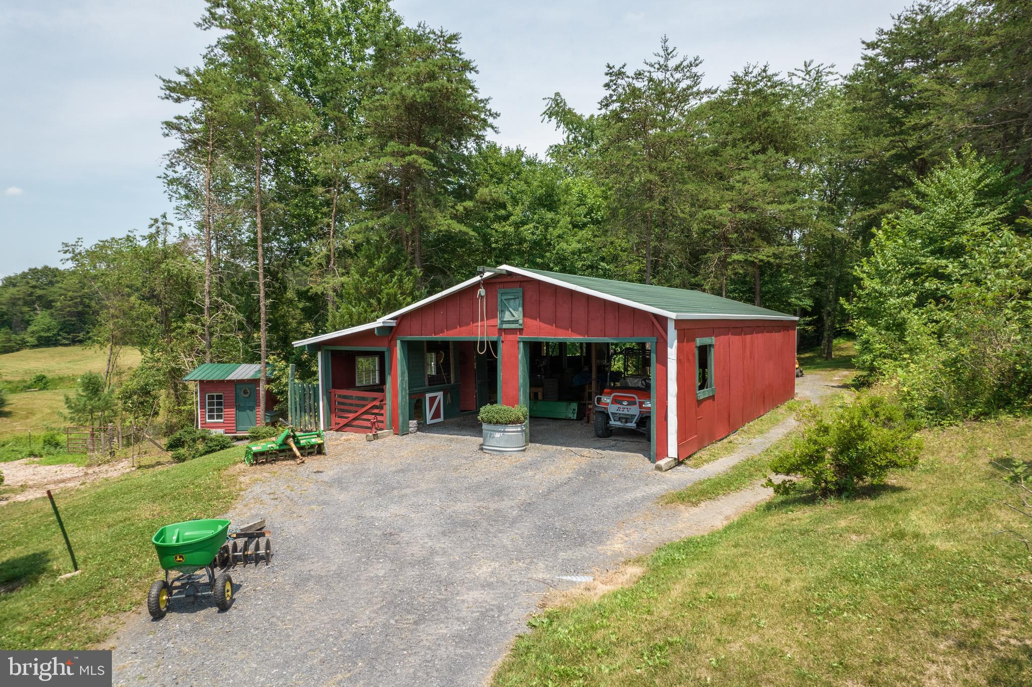 317 Aaron Mountain Road Castleton, VA 22716 - Photo 50 of 65 Garage with 4 stalls