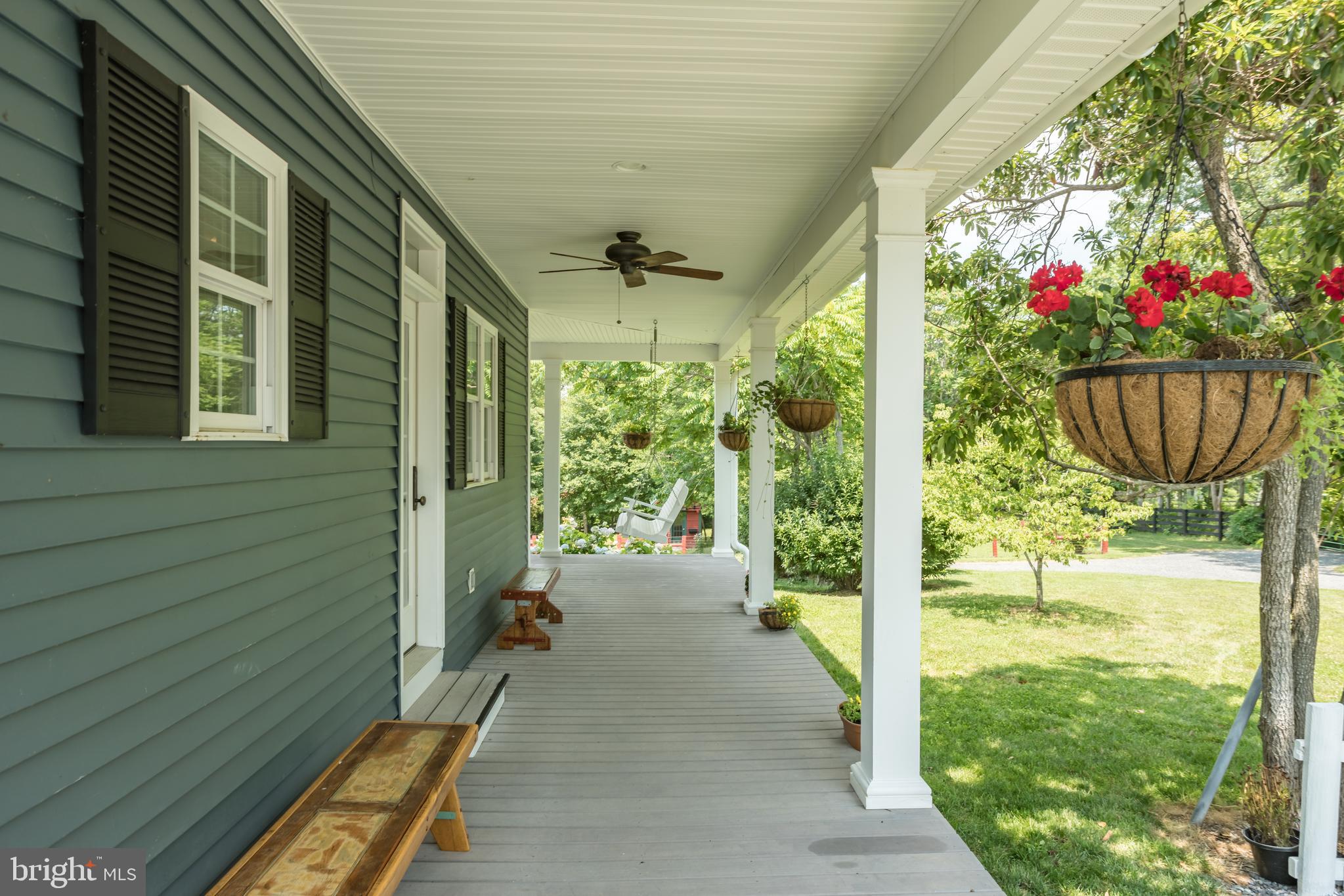 317 Aaron Mountain Road Castleton, VA 22716 - Photo 6 of 65 Side porch entry to Guest Room
