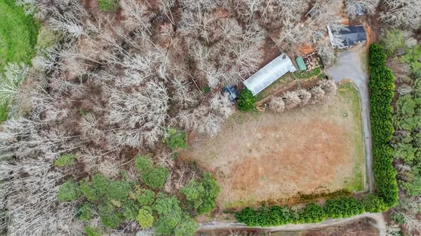a house with trees in front of it