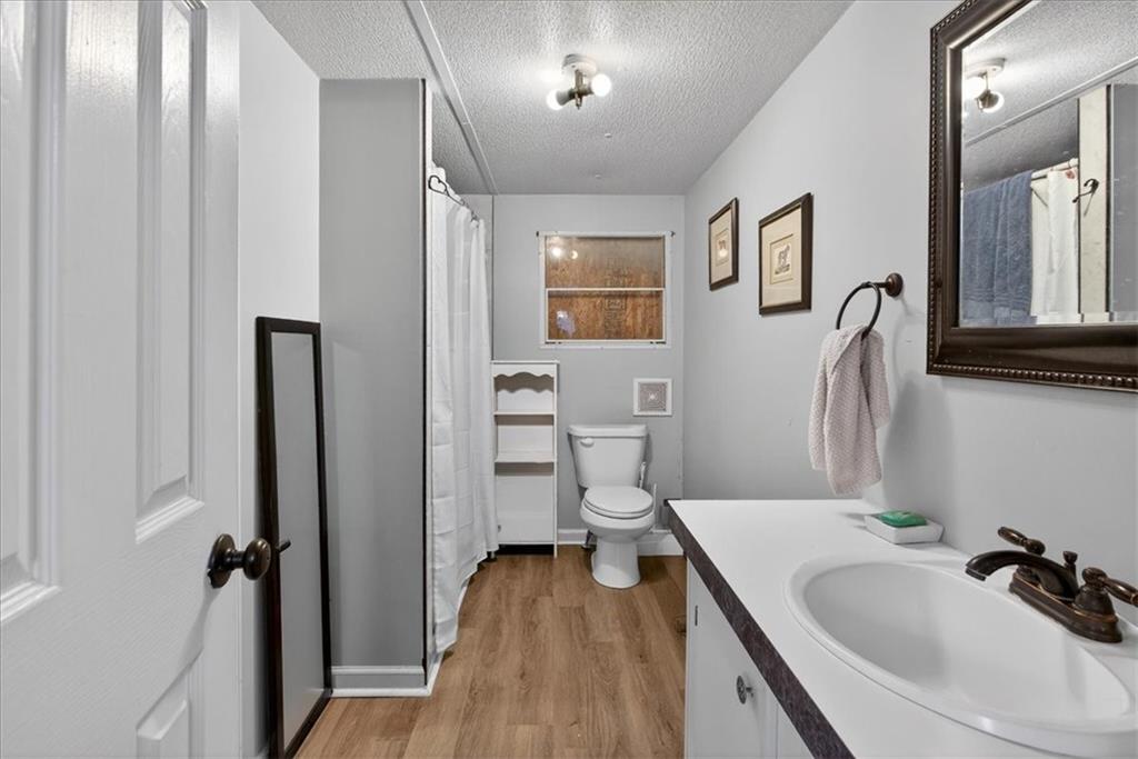 323 Ball Field Road Waleska, GA 30183 - Photo 12 of 39 a bathroom with a sink a toilet and a mirror