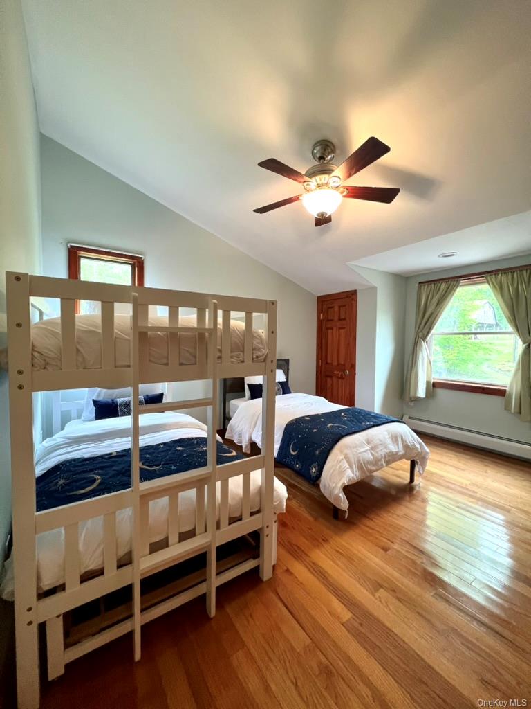 1837 Rich Road Franklin, NY 13775 - Photo 31 of 50 a bedroom with furniture window and a ceiling fan