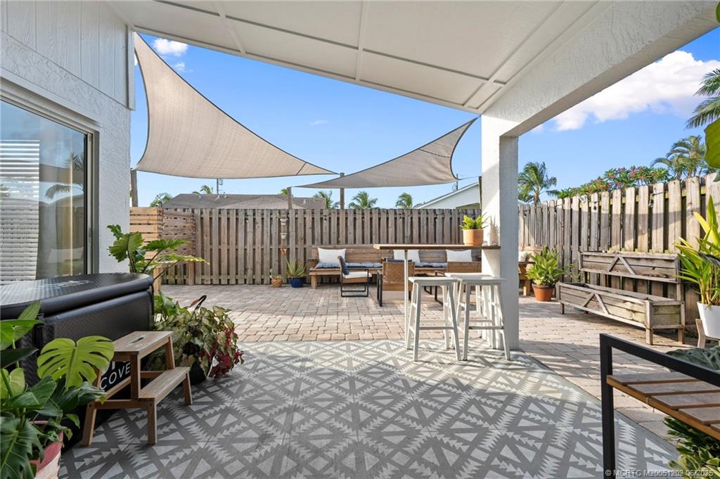 6351 Adams Street Jupiter, FL 33458 - Photo 31 of 42 a garden view with a seating space