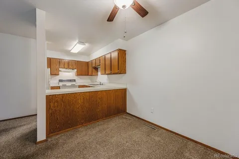 a view of kitchen and window