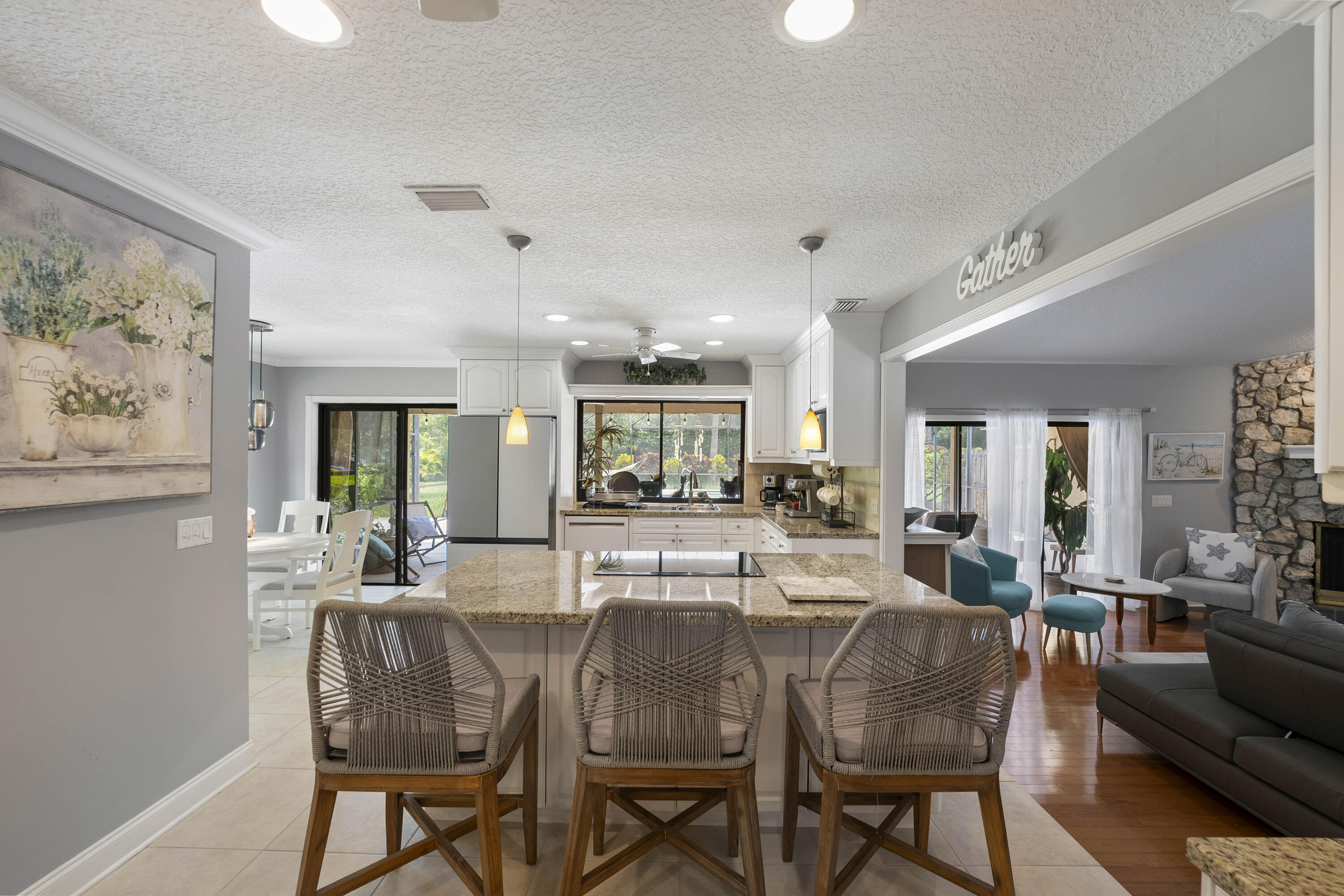 196 Scarborough Terrace Wellington, FL 33414 - Photo 17 of 33 a view of a dining room with furniture window and outside view