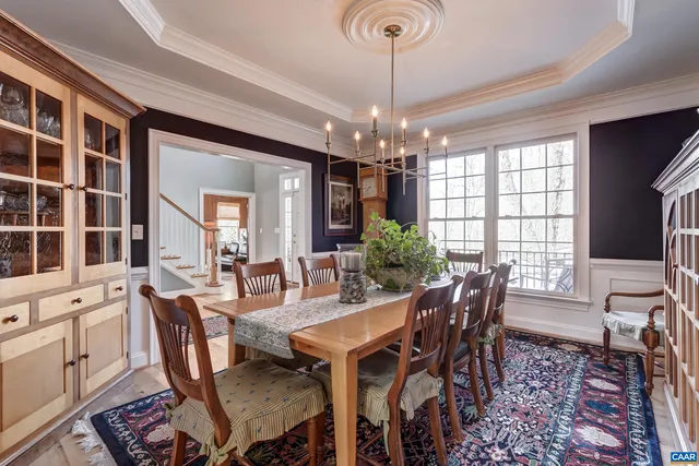 a view of a livingroom with furniture and a fireplace