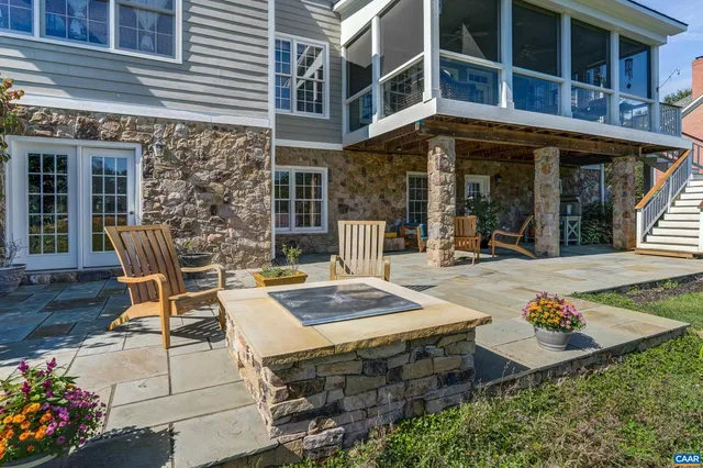 a view of a lake with a deck and a lake view