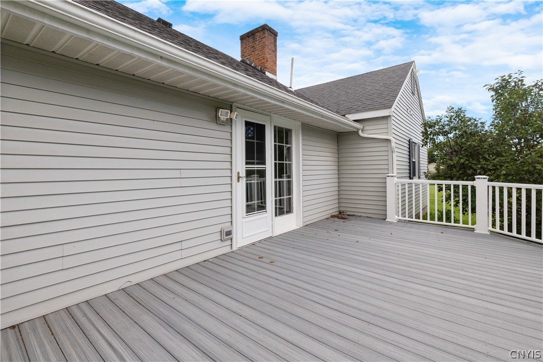 6926 Nelson Road Lincoln, NY 13032 - Photo 32 of 46 Large Deck