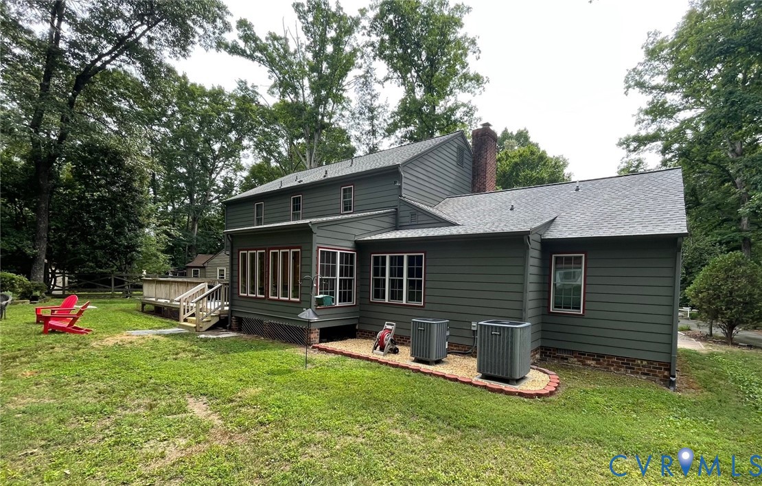 12500 Musical Lane Midlothian, VA 23113 - Photo 3 of 4 Expansive rear exterior featuring a large wood dec